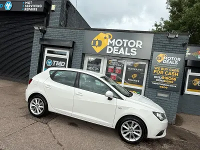 Used Seat Ibiza 85 HP (62 kW) 2014 White Hatchback