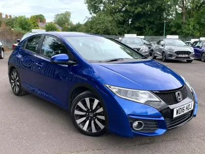 Used Honda Civic SE Plus 142 HP (104 kW) 2016 Blue Hatchback