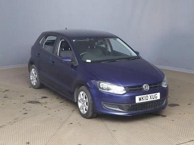 Used VW Polo SE 85 HP (62 kW) 2010 Blue Hatchback