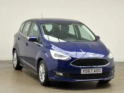 Used Ford C-MAX Zetec 100 HP (73 kW) 2017 Blue MPV