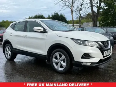 Begagnad Nissan Qashqai Acenta Premium 140 HK (102 kW) 2021 Vit SUV
