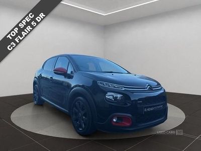 Black Used 2017 Citroën C3 Flair Hatchback | £5,495 (Fair price)