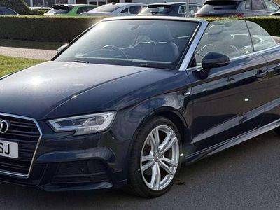 Used Audi A3 Cabriolet S-Line 2018 Blue Cabriolet