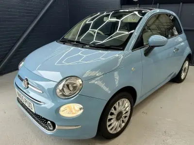 Usado Fiat 500 Lounge 69 CV (50 kW) 2015 Azul Utilitario