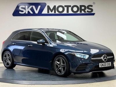 Used Mercedes A200 AMG Line Premium 150 HP (110 kW) 2020 Blue Hatchback