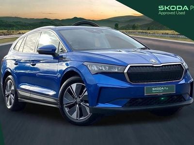 Used Skoda Enyaq iV ecoSuite 150 kW (204 HP) 2023 Race blue metallic SUV