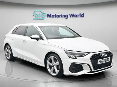 Used Audi A3 Sportback S-Line 150 HP (110 kW) 2023 White Hatchback
