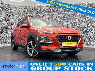 Second-hand Hyundai Kona Premium SE 120 CP (88 kW) 2019 Portocaliu SUV