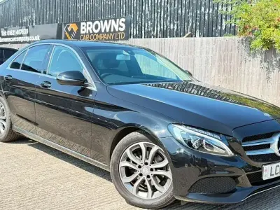 Used Mercedes C200 136 HP (100 kW) 2016 Black Sedan