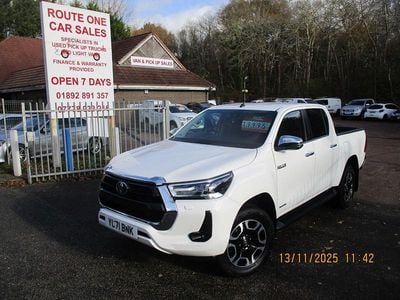 White Used 2021 Toyota HiLux Pickup | £19,995 (Super price)