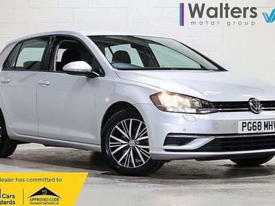 Silver Used 2019 VW Golf VII SE Hatchback | £13,500 (Fair price)
