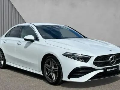Used Mercedes A180 Executive 136 HP (100 kW) 2023 Moonstone white metallic