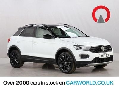 Used VW T-Roc Black Edition 150 HP (110 kW) 2021 White SUV