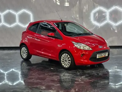 Used Ford Ka Zetec 69 HP (50 kW) 2015 Red Hatchback