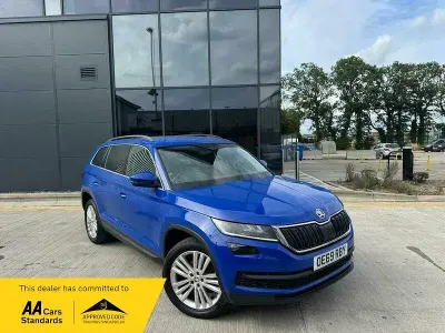 Used Skoda Kodiaq SE L 150 HP (110 kW) 2020 Blue SUV