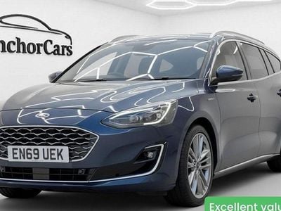 Usado Ford Focus Vignale 150 HP (110 kW) 2020 Azul Carrinha