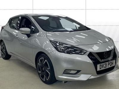 Used Nissan Micra Acenta 92 HP (67 kW) 2021 Silver Hatchback