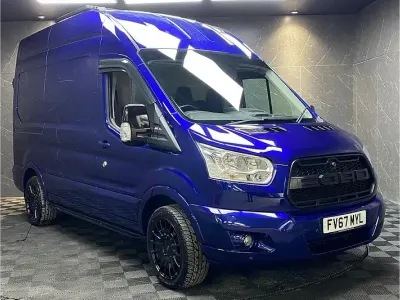 Usado Ford Transit 130 CV (95 kW) 2018 Azul Van