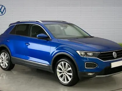 Used VW T-Roc SEL 150 HP (110 kW) 2019 Blue SUV
