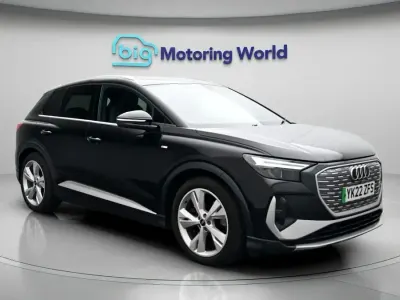 Used Audi Q4 e-tron S-Line 150 kW (204 HP) 2022 Black SUV