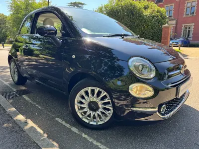 Used Fiat 500 Lounge 69 HP (50 kW) 2015 Black Hatchback