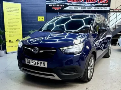 Used Vauxhall Crossland X 83 HP (61 kW) 2020 Blue SUV