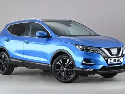 Używany Nissan Qashqai N-Connecta 116 KM (85 kW) 2018 Niebieski SUV