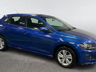 Usado VW Polo SE 95 HP (69 kW) 2019 Azul Citadino