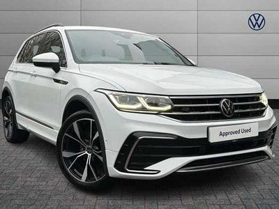 White Used 2022 VW Tiguan R-line SUV | £23,950 (Good price)