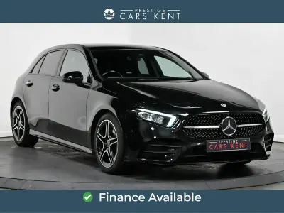 Used Mercedes A180 AMG Line Premium 136 HP (100 kW) 2023 Black Hatchback