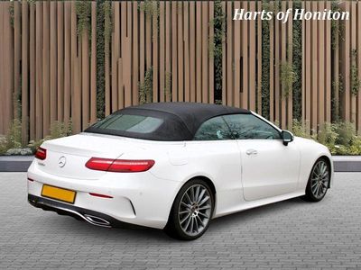 Used Mercedes E220 AMG line 2018 White Cabriolet