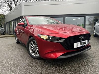Used Mazda 3 2021 Red Hatchback