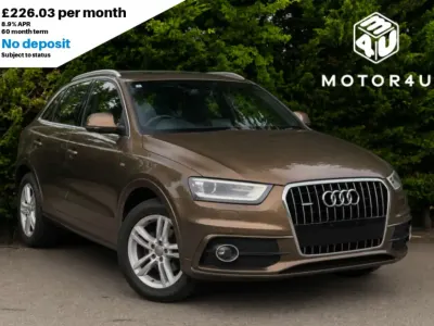 Used Audi Q3 S-Line 170 HP (125 kW) 2014 Brown SUV