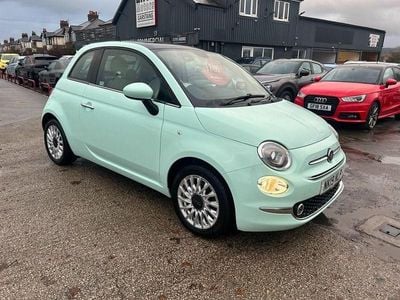 Green Used 2019 Fiat 500 Lounge Hatchback | £7,495 (Fair price)