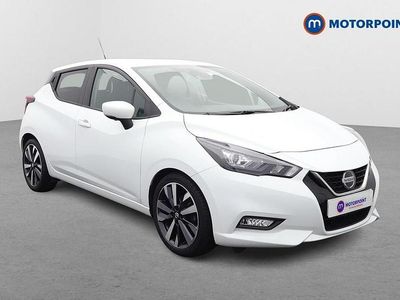 White Used 2022 Nissan Micra Tekna Hatchback | £14,849 (Expensive)
