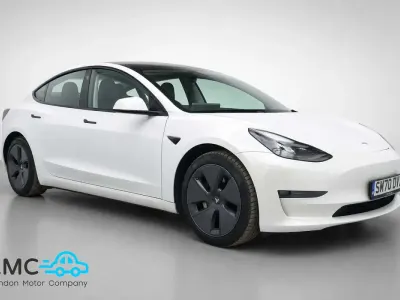 Used Tesla Model 3 Long Range AWD 254 kW (346 HP) 2020 White Sedan