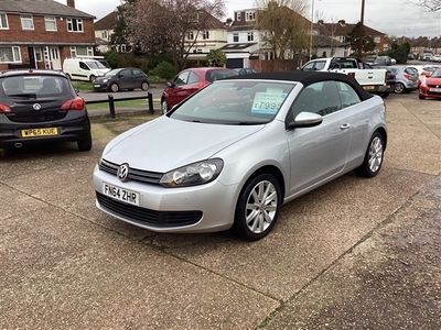 used VW Golf Cabriolet 1.6 TDI BlueMotion Tech SE 2dr Diesel Manual Euro 5 (s/s) (105 ps)