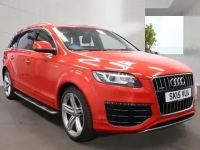 Used Audi Q7 S-Line 245 HP (180 kW) 2015 Red SUV
