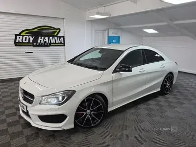 Used Mercedes CLA220 AMG 177 HP (130 kW) 2015 White Sedan