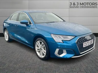 Used Audi A3 S-Line 110 HP (80 kW) 2022 White Sedan
