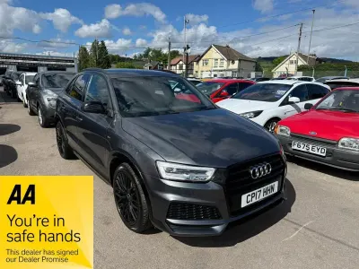 Used Audi Q3 Black Edition 150 HP (110 kW) 2017 Grey SUV