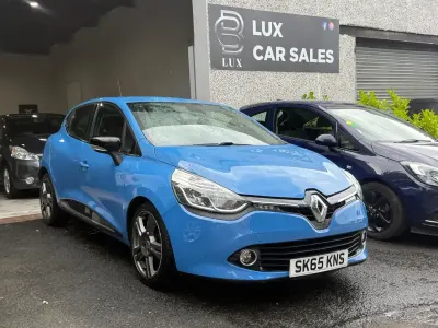 Used Renault Clio Dynamique 90 HP (66 kW) 2015 Blue Hatchback