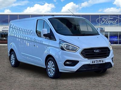 White Used 2021 Ford Transit Custom Limited Van | £13,995 (Fair price)