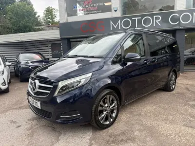 Used Mercedes V250 2018 Blue MPV