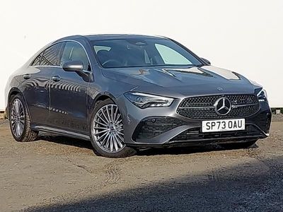 Grey Used 2023 Mercedes CLA220 AMG Line Premium Sedan | £29,298 (A bit pricey)