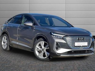 Used Audi Q4 e-tron S-Line 150 kW (204 HP) 2022 Typhoon grey SUV