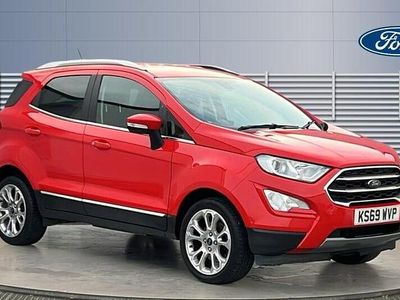 Used Ford Ecosport Titanium 125 HP (91 kW) 2019 Red SUV