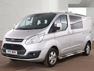 Used Ford Transit Custom Limited 130 HP (95 kW) 2017 Silver Van
