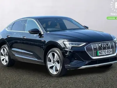 Used Audi e-tron Sportback S-Line 300 kW (408 HP) 2020 Black SUV