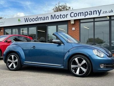 Blue Used 2015 VW Beetle Design Cabriolet | £12,995 (Fair price)